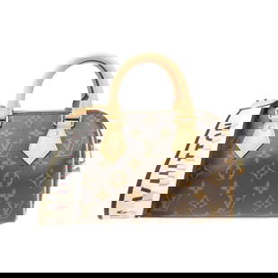 Louis Vuitton Monogram Speedy Bandouliere Boston Bag 20cm Black Marron: Louis Vuitton Monogram Speedy Bandouliere Boston Bag 20cm Black Marron This elegant Louis Vuitton Monogram Speedy Bandouliere Boston Bag is crafted from high-quality coated canvas, showcasing a classi