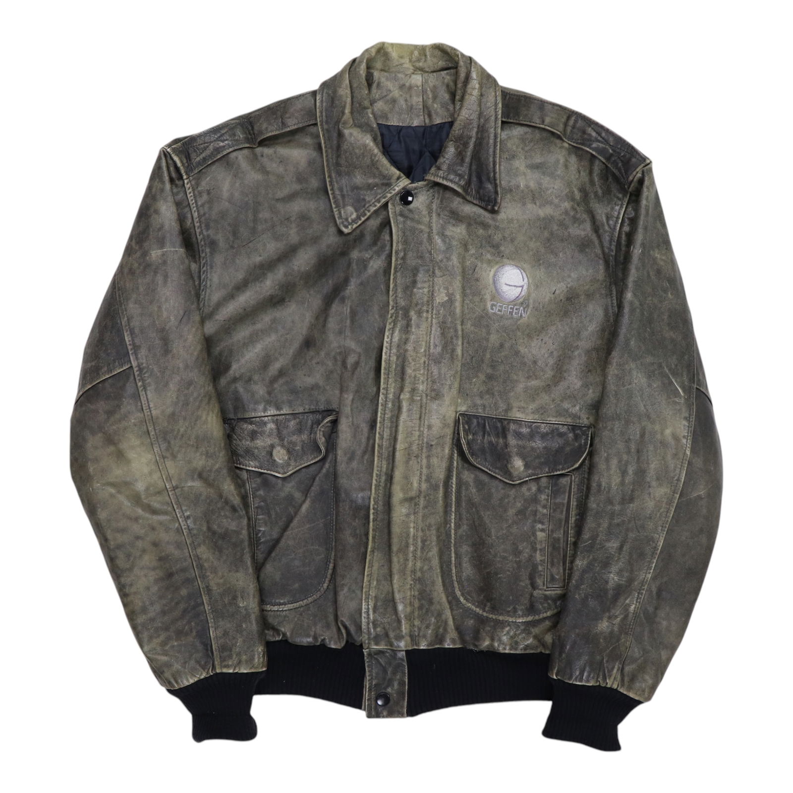 Vintage 1991 Guns N Roses Use Your Illusion Leather Jacket Black: Vintage 1991 Guns N Roses Use Your Illusion Leather Jacket Black Discover this original vintage 1991 Guns N Roses Use Your Illusion Geffen Leather Jacket, a true collector's piece that showcases front