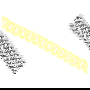 Marlia 18K Yellow Gold Textured Link Bracelet 34.9g Contemporary Design: Marlia 18K Yellow Gold Textured Link Bracelet 34.9g Contemporary Design This exquisite 18 Karat Yellow Gold bracelet showcases a contemporary design, featuring 19 textured links that beautifully refle