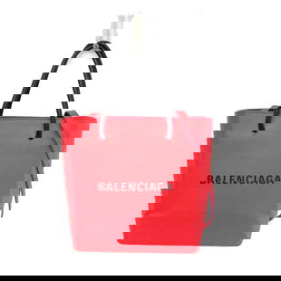Balenciaga Shopping Tote XXS 555140 Leather Handbag Black Red 19.5cm x 19cm x 9cm: Balenciaga Shopping Tote XXS 555140 Leather Handbag Black Red 19.5cm x 19cm x 9cm Elevate your style with the Balenciaga Shopping Tote XXS 555140, a chic and versatile handbag designed for women. Expe