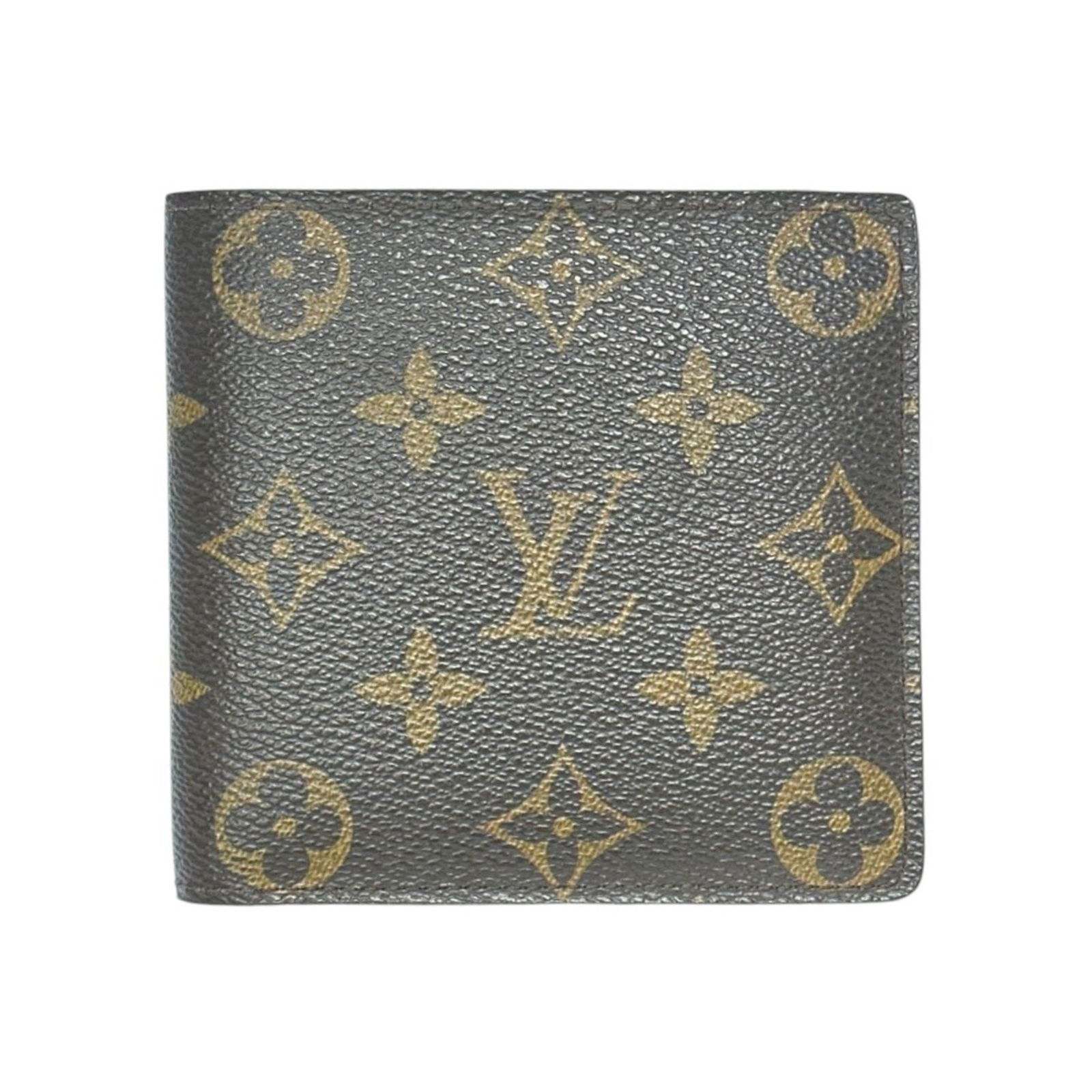 Louis Vuitton Bi-fold Wallet Monogram Canvas Marco M61675 Brown: Louis Vuitton Bi-fold Wallet Monogram Canvas Marco M61675 Brown This Louis Vuitton bi-fold wallet showcases the iconic Monogram canvas, blending style and functionality. Perfect for both men and women