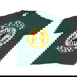 1992 Elton John Versace Tour Shirt Vintage Green Cotton: 1992 Elton John Versace Tour Shirt Vintage Green Cotton This original vintage 1992 Elton John The One Versace Tour Shirt is a unique collectible, not a modern reproduction. Featuring eye-catching grap