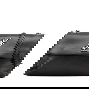 Saint Laurent Medium Grain De Poudre Black Crossbody Bag: Saint Laurent Medium Grain De Poudre Black Crossbody Bag The Saint Laurent Medium Grain De Poudre West Hollywood Crossbody is a stylish bag crafted from high-quality leather. It features a convenient