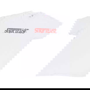 Vintage 1996 Striptease Movie Promo Shirt 100% Cotton White XL: Vintage 1996 Striptease Movie Promo Shirt 100% Cotton White XL Discover a piece of cinematic history with this original vintage 1996 Striptease Movie Promo Shirt. A true collector's item, this shirt i