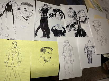 Marvel Doctor Strange Concept Art of Nero 2005-2006 Original Production Art: Marvel Doctor Strange Concept Art of Nero 2005-2006 Original Production Art This original production art features concept art for the character Nero from the Marvel franchise, specifically from the