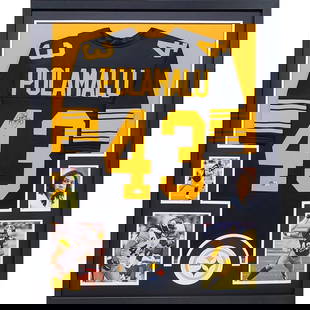 Troy Polamalu Signed Framed Jersey Autographed Beckett Pittsburgh Steelers: Troy Polamalu Signed Framed Jersey Autographed Beckett Pittsburgh Steelers Showcase your allegiance to the Pittsburgh Steelers with this autographed Troy Polamalu framed jersey. Authenticated by