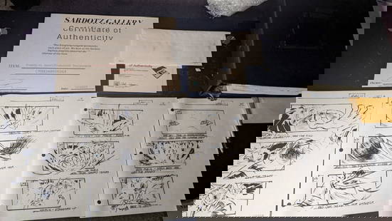 Freddy Vs. Jason Original Production Storyboards Lot COA Horror Props: Freddy Vs. Jason Original Production Storyboards Lot COA Horror Props This lot features original production storyboards from the iconic horror film "Freddy Vs. Jason," showcasing pivotal scenes,