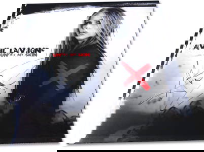 Avril Lavigne Under My Skin Signed Album Cover Beckett Authenticated