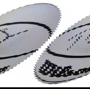 Joe Dumars Signed Wilson Full Size NBA Basketball with Hologram: Joe Dumars Signed Wilson Full Size NBA Basketball with Hologram This is a signed Wilson silver full-size NBA basketball featuring the autograph of Joe Dumars, a legendary player for the Detroit