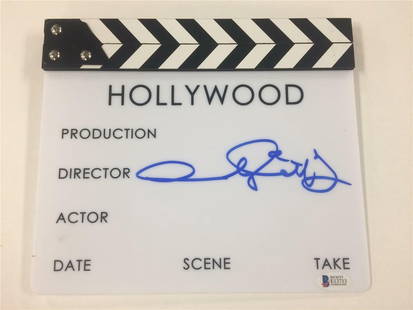 Andy Muschietti Signed Clapperboard with Beckett BAS COA: Andy Muschietti Signed Clapperboard with Beckett BAS COA This authentic clapperboard is signed by IT Director Andy Muschietti, making it a must-have collectible for fans of the film. The item is origi