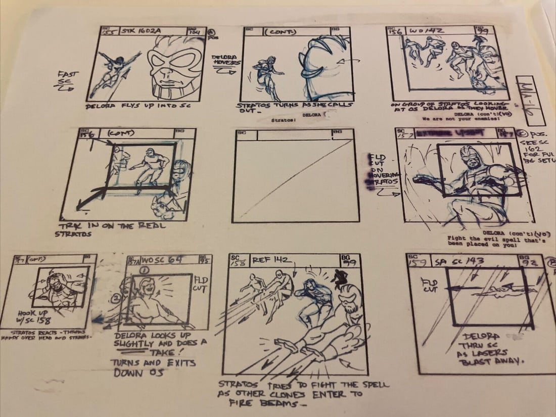 He-Man Storyboard Copies Filmation Animation Art Masters of the Universe: He-Man Storyboard Copies Filmation Animation Art Masters of the Universe Explore this unique collection of original storyboard copies from the iconic 1980s He-Man animated series, featuring beloved ch
