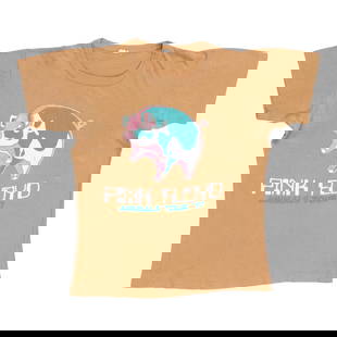 Vintage 1977 Pink Floyd Animals Tour Shirt 100 Cotton Orange: Vintage 1977 Pink Floyd Animals Tour Shirt 100 Cotton Orange Celebrate classic rock history with this original vintage 1977 Pink Floyd Animals Tour Shirt. This authentic piece features front and