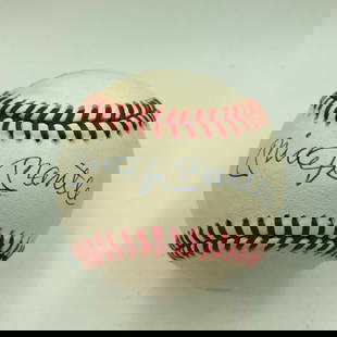 Mickey Mantle Muhammad Ali Signed Baseball PSA DNA COA Authentic: Mickey Mantle Muhammad Ali Signed Baseball PSA DNA COA Authentic This authentic American League baseball features the signatures of two legendary sports icons: Mickey Mantle and Muhammad Ali. It is