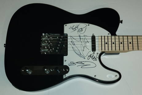 Spandau Ballet Signed Electric Guitar JSA Authenticated Tony Hadley Gary Kemp: Spandau Ballet Signed Electric Guitar JSA Authenticated Tony Hadley Gary Kemp This original Spandau Ballet band signed electric guitar features the authentic signatures of legendary members: Tony