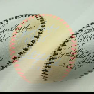 Sandy Koufax Perfect Game Signed Baseball Beckett COA Inscribed Legends: Sandy Koufax Perfect Game Signed Baseball Beckett COA Inscribed Legends Celebrate baseball history with this original signed baseball commemorating Sandy Koufax's perfect game. This exceptional piece