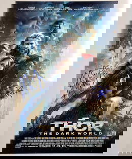 Jaimie Alexander Signed Thor 12x18 Photo Poster Beckett Authenticated: Jaimie Alexander Signed Thor 12x18 Photo Poster Beckett Authenticated This striking 12x18 photograph poster from the movie Thor: The Dark World features the signature of actress Jaimie Alexander, know
