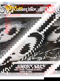 Henry Winkler Signed Scream Ghostface Funko Pop #1607 with COA: Henry Winkler Signed Scream Ghostface Funko Pop #1607 with COA This collectible features a Henry Winkler signed Scream Ghostface Funko Pop doll #1607. The item comes with a numbered tamper-proof holog
