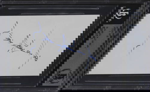 Jet Li Autographed 3x5 Index Card from Romeo Must Die Beckett Authenticated: Jet Li Autographed 3x5 Index Card from Romeo Must Die Beckett Authenticated This pre-owned 3x5 index card features the authentic signature of Jet Li, the star of the movie "Romeo Must Die." The item i