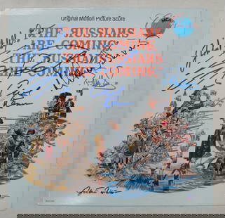 The Russians Are Coming Signed Laserdisc Cover by Carl Reiner Beckett Authenticated: The Russians Are Coming Signed Laserdisc Cover by Carl Reiner Beckett Authenticated This is an autographed cover of the laserdisc for "The Russians Are Coming" featuring the signature from Carl Reiner