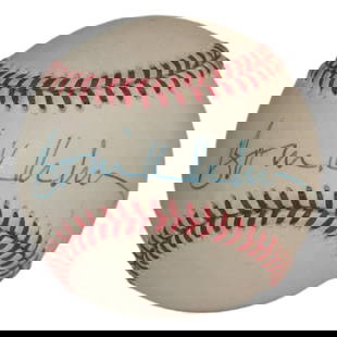 Bowie Kuhn Signed Official American League Baseball JSA Authenticated: Bowie Kuhn Signed Official American League Baseball JSA Authenticated This is an official American League baseball autographed by Bowie Kuhn, the former MLB Commissioner. The ball is authenticated by