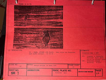Original Star Wars Empire Strikes Back Storyboards Han Solo Tauntaun with COA: Original Star Wars Empire Strikes Back Storyboards Han Solo Tauntaun with COA Presenting a unique piece of cinematic history, this set of original production-used storyboards from Star Wars: The Empir