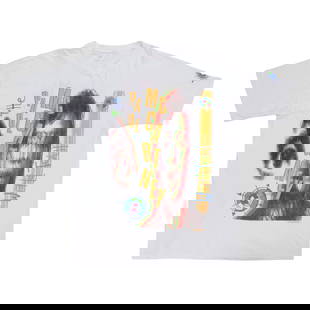 Vintage 1989 Paul McCartney World Tour Shirt XXL Cotton White: Vintage 1989 Paul McCartney World Tour Shirt XXL Cotton White Embrace nostalgia with this original vintage 1989 Paul McCartney World Tour Shirt. This authentic piece features striking front and back g