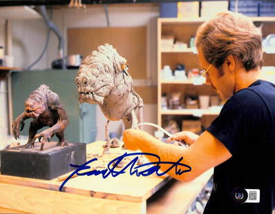 Randy Dutra Signed Star Wars ROTJ 8x10 Photo with Beckett LOA: Randy Dutra Signed Star Wars ROTJ 8x10 Photo with Beckett LOA This autographed 8x10 photograph features Randy Dutra, an ILM SFX technician known for his work on Star Wars: Return of the Jedi. The phot