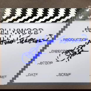 Jon Turteltaub Signed National Treasure 2 Clapboard Beckett Authenticated: Jon Turteltaub Signed National Treasure 2 Clapboard Beckett Authenticated This is an original clapboard clapper from the film "National Treasure 2," signed by director Jon Turteltaub. The autograph ha