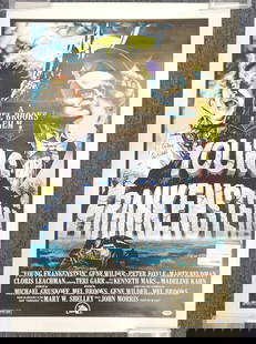 Gene Wilder Autographed Young Frankenstein 24x36 Movie Poster PSA DNA COA: Gene Wilder Autographed Young Frankenstein 24x36 Movie Poster PSA DNA COA Celebrate the classic film "Young Frankenstein" with this authentically signed 24x36 movie poster by the legendary Gene Wilder