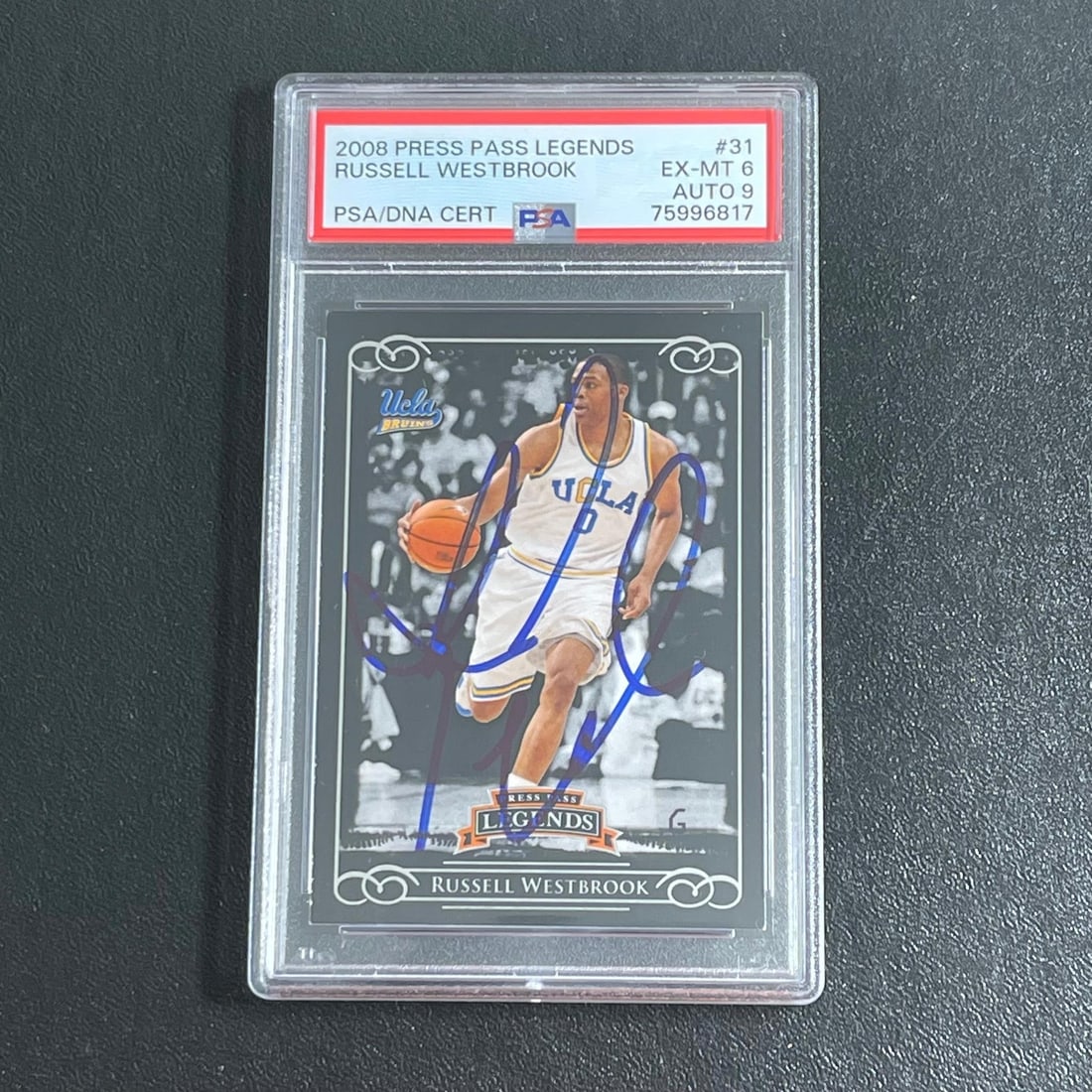 Pele Signed Topps Match Attax Psa 9 Auto