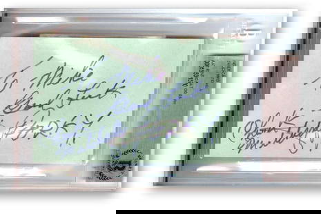 Chuck Mitchell Autographed Index Card 4.5 x 7 BAS Certified: Chuck Mitchell Autographed Index Card 4.5 x 7 BAS Certified This is an original autographed index card featuring Chuck Mitchell, known for his role in the movie Porky's. The index card is authenticate