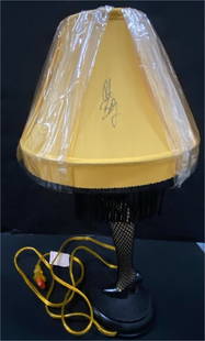 Peter Billingsley Signed 20" Leg Lamp Replica A Christmas Story JSA Certified: Peter Billingsley Signed 20" Leg Lamp Replica A Christmas Story JSA Certified This remarkable 20" leg lamp replica from the beloved film "A Christmas Story" is autographed by Peter Billingsley, who po
