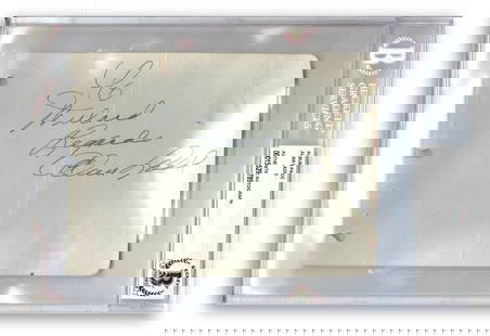 Alan Ladd Signed Cut Signature from Shane Beckett Authenticated 6x9: Alan Ladd Signed Cut Signature from Shane Beckett Authenticated 6x9 This item features an Alan Ladd signed cut signature from the classic film 'Shane'. The autograph has been authenticated by Beckett