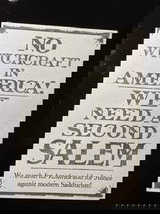Authentic Harry Potter Movie Prop Flyer from Fantastic Beasts with COA: Authentic Harry Potter Movie Prop Flyer from Fantastic Beasts with COA This is an original movie prop flyer from the film "Fantastic Beasts and Where to Find Them." It is a genuine production piece, n