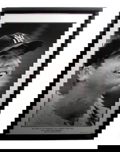 Mickey Mantle Signed Framed 20x30 Photo New York Yankees Beckett LOA 37x36: Mickey Mantle Signed Framed 20x30 Photo New York Yankees Beckett LOA 37x36 This is a stunning Mickey Mantle Hall of Fame signed 20x30 photo, beautifully framed to enhance your collection. The photo ca