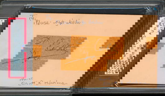 Ty Cobb Signed 3x5 Postcard PSA/DNA Authentic Detroit Tigers: Ty Cobb Signed 3x5 Postcard PSA/DNA Authentic Detroit Tigers This authentic signed 3x5 government postcard features the legendary Ty Cobb of the Detroit Tigers. Personally signed by Cobb, this item is