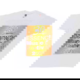 Vintage 2000 Essence Music Festival Shirt: Vintage 2000 Essence Music Festival Shirt Celebrate the vibrant legacy of the Essence Music Festival with this original vintage 2000 shirt. Designed in a striking white color, this true vintage