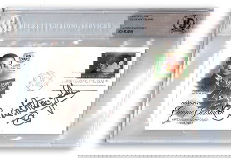 Olivia Newton John Signed First Day Cover 6 x 9 Beckett Authenticated: Olivia Newton John Signed First Day Cover 6 x 9 Beckett Authenticated This is an original autographed First Day Cover signed by Olivia Newton John, a renowned actress and singer. The item is authentic