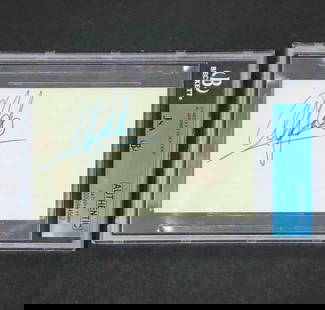 Al Jardine Beach Boys Autographed Index Card JSA Certified: Al Jardine Beach Boys Autographed Index Card JSA Certified This is an original index card featuring the autograph of Al Jardine, the renowned singer from the Beach Boys. The signature has been authent