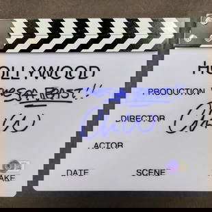 Chris Williams Signed The Sea Beast Clapboard Beckett Authenticated: Chris Williams Signed The Sea Beast Clapboard Beckett Authenticated This is an original clapboard from the film "The Sea Beast," skillfully signed by Chris Williams. The item is authenticated by Becke