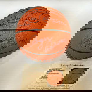 Roger Brown Signed Basketball ABA Legend Hall of Fame 1993 JSA COA: Roger Brown Signed Basketball ABA Legend Hall of Fame 1993 JSA COA Celebrate the legacy of basketball with this extremely rare multi-signed basketball featuring Roger Brown, a Hall of Fame inductee fr