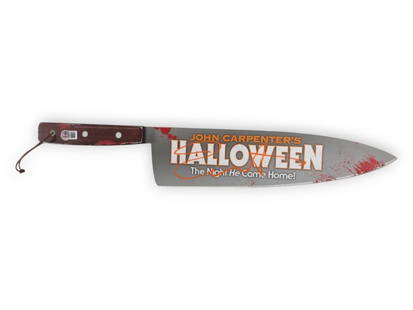Jamie Lee Curtis Signed Halloween Prop Knife 20" Beckett Authenticated: Jamie Lee Curtis Signed Halloween Prop Knife 20" Beckett Authenticated This authentic prop knife, signed by the legendary Jamie Lee Curtis, is a must-have for any horror movie memorabilia collector. T