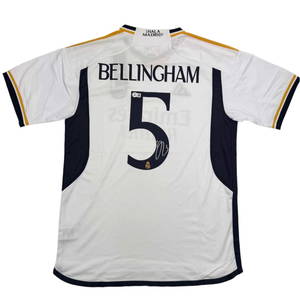 Autographed Jude Bellingham Real Madrid Jersey Beckett COA