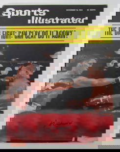 Muhammad Ali Signed 1964 Sports Illustrated Magazine PSA/DNA Grade 10: Muhammad Ali Signed 1964 Sports Illustrated Magazine PSA/DNA Grade 10 This original November 16, 1964 Sports Illustrated magazine features a stunning autograph from boxing legend Muhammad Ali, known a