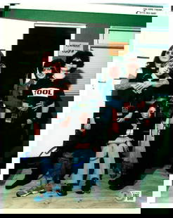 Ozzy Osbourne Autographed 8X10 Family Portrait Photo JSA Certified: Ozzy Osbourne Autographed 8X10 Family Portrait Photo JSA Certified This is an authentic 8x10 photograph of Ozzy Osbourne, featuring a family portrait. The autograph has been verified by James Spence A