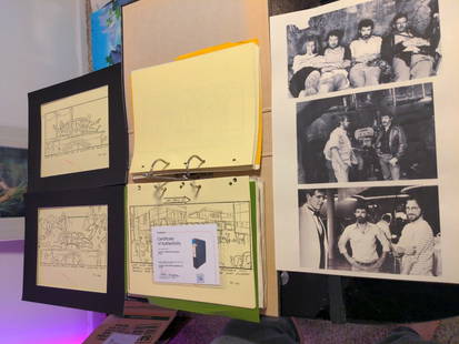 Indiana Jones Temple of Doom Storyboards Original Prop with COA: Indiana Jones Temple of Doom Storyboards Original Prop with COA This is an original storyboard movie prop from the iconic Indiana Jones film, Temple of Doom. These storyboards were used during product