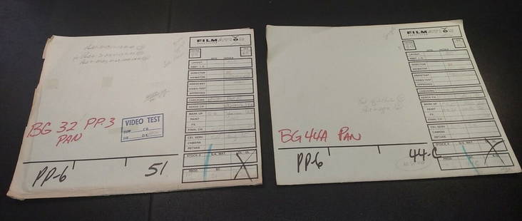 Vintage He-Man Production Folders Signed Filmation Animation Art: Vintage He-Man Production Folders Signed Filmation Animation Art This lot features two vintage production folders from the iconic He-Man series, created by Filmation. Each folder is signed by multiple