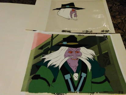 Vintage BRAVESTARR Tex Hex Production Cel Christmas Special Lot: Vintage BRAVESTARR Tex Hex Production Cel Christmas Special Lot This vintage production cel from the iconic BRAVESTARR animated series features a striking close-up of Tex Hex, a prominent character fr