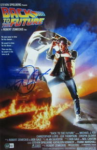 Michael J Fox Signed 11x17 Back to the Future Poster BAS Authenticated: Michael J Fox Signed 11x17 Back to the Future Poster BAS Authenticated This is a Michael J. Fox autographed 11x17 movie poster from the iconic film "Back to the Future." The signature is authenticated