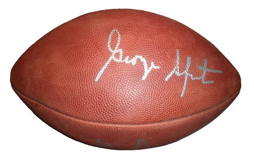 George Seifert Wesley Walls Signed 49ers Game Football with COA: George Seifert Wesley Walls Signed 49ers Game Football with COA This official game football features the signatures of NFL legends George Seifert and Wesley Walls, making it a must-have for any 49ers